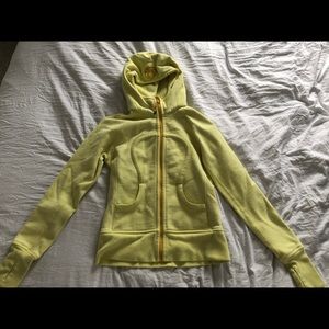 lululemon athletica Yellow Hoodie